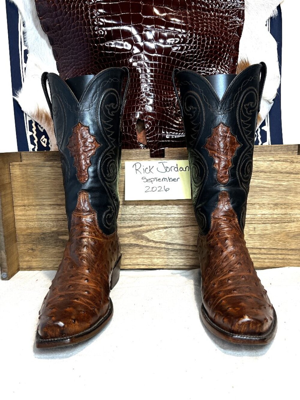 Lucchese Bootmaker "GY" Randall Cowboy Boots in men's size 10D/10.5D